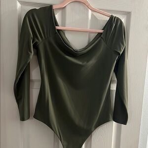 Nuuds Forest Green Bodysuit…  new without tags….  Never worn